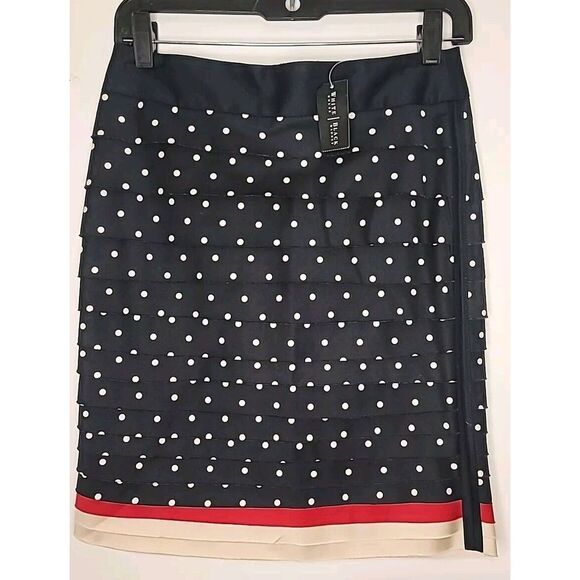 White House Black Market Career Classic Pencil‎ Skirt 00 Extra Small Blue NWT - Picture 1 of 5